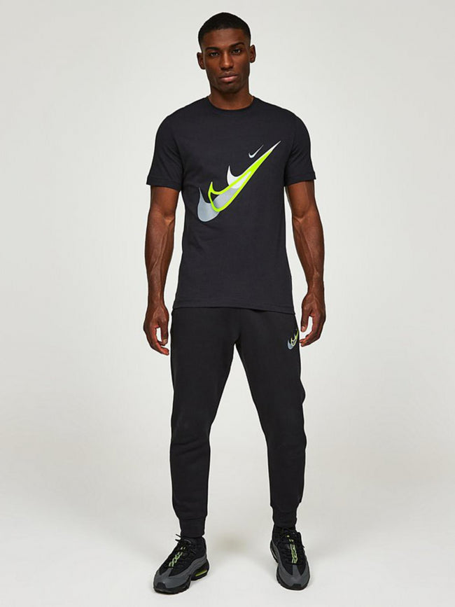 T-shirt Nike Double Motif Vert Fluo