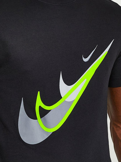 T-shirt Nike Double Motif Vert Fluo